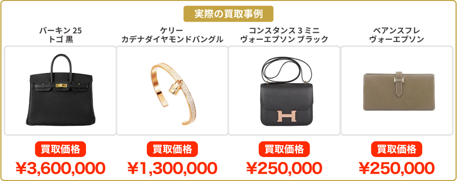 ブランド品買取実績イメージ